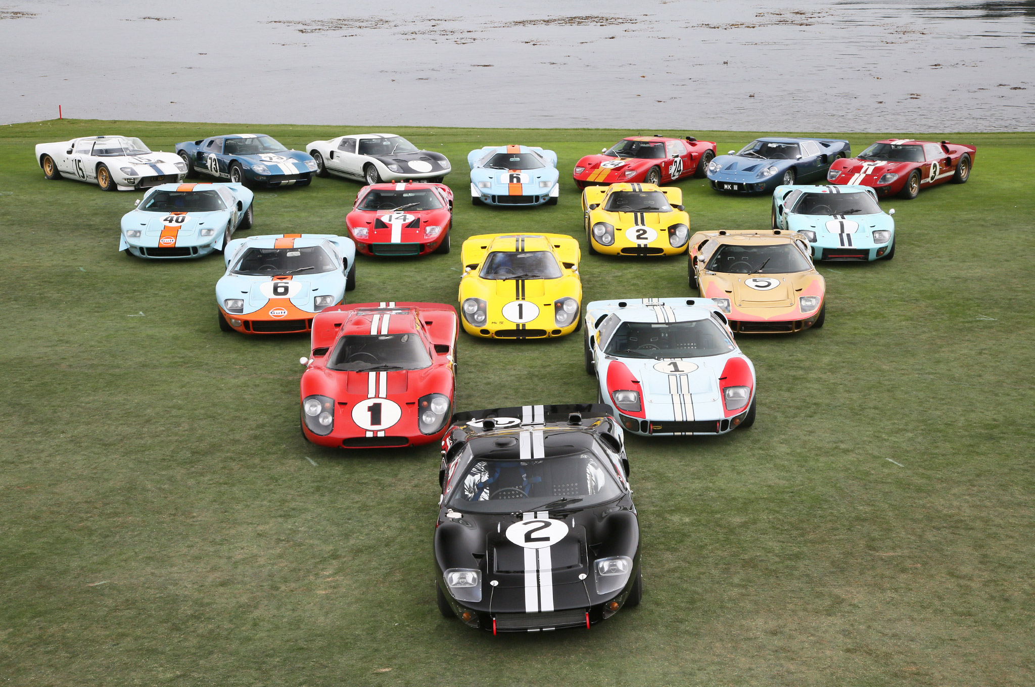 Ford Gt40s At Pebble Beach Automobile Magazine